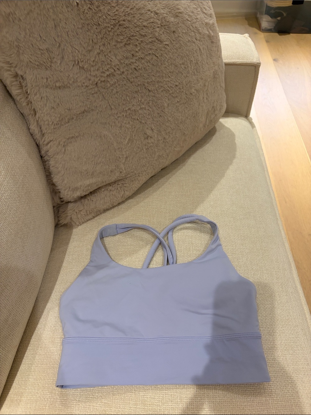 lululemon athletica Lavender Strappy Light Support Sports Bra